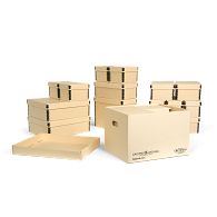 Gaylord Archival&#174; Light Tan Nesting Storage Boxes