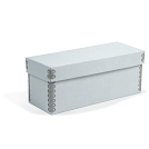 4 3/4H x 4 1/2W x 11 3/4L - Fits 6 (2 levels of 3) in 1 Record Storage Carton