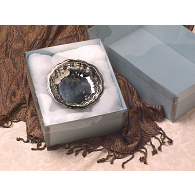 Gaylord Archival® Blue E-flute Clear Shallow Lid Box with Metal Edges Gaylord Archival® Blue E-flute Clear Shallow Lid Box with Metal Edges