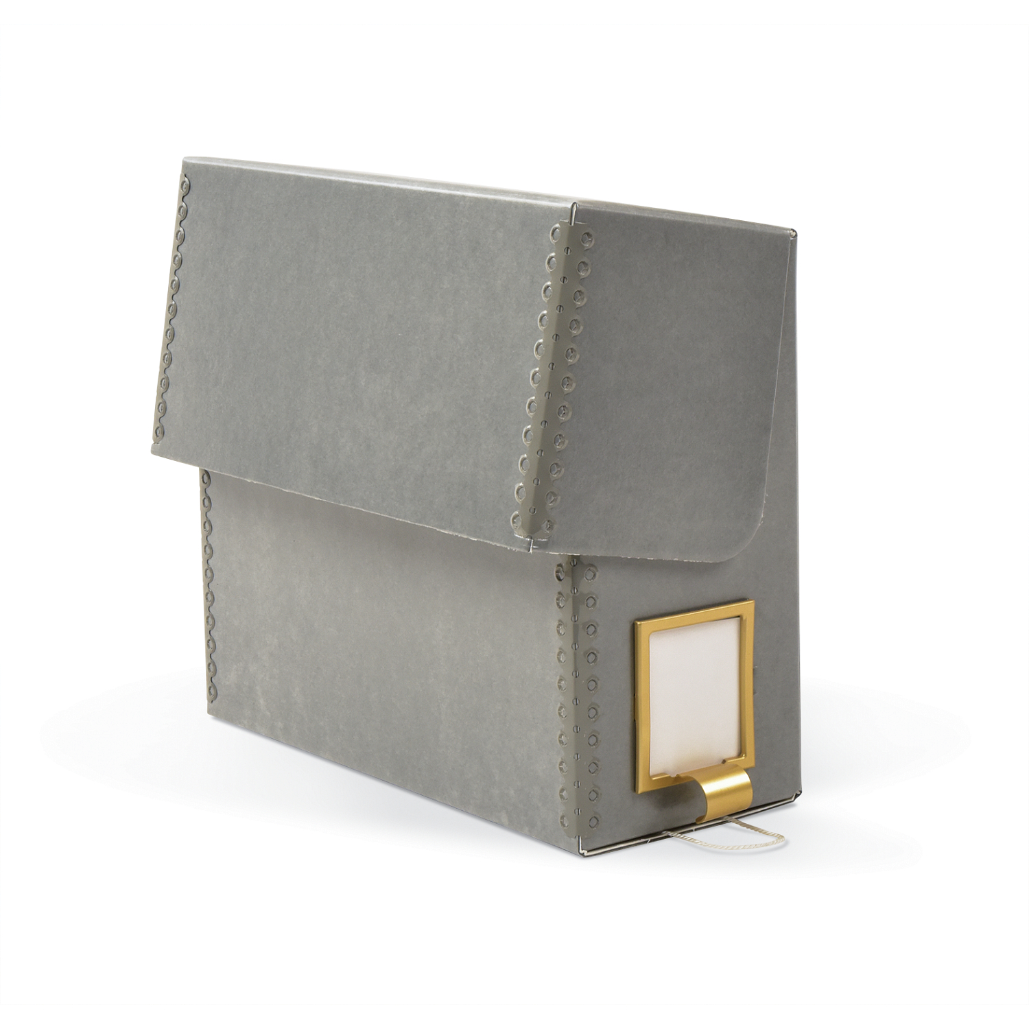 Gaylord Archival® DuraShield™ Flip-Top Document Case with Label Holder