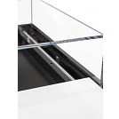 Shown with a custom laminate base and a white linen deck