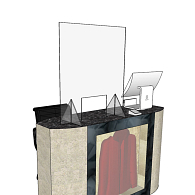 Freestanding Acrylic Countertop Shield Freestanding Acrylic Countertop Shield