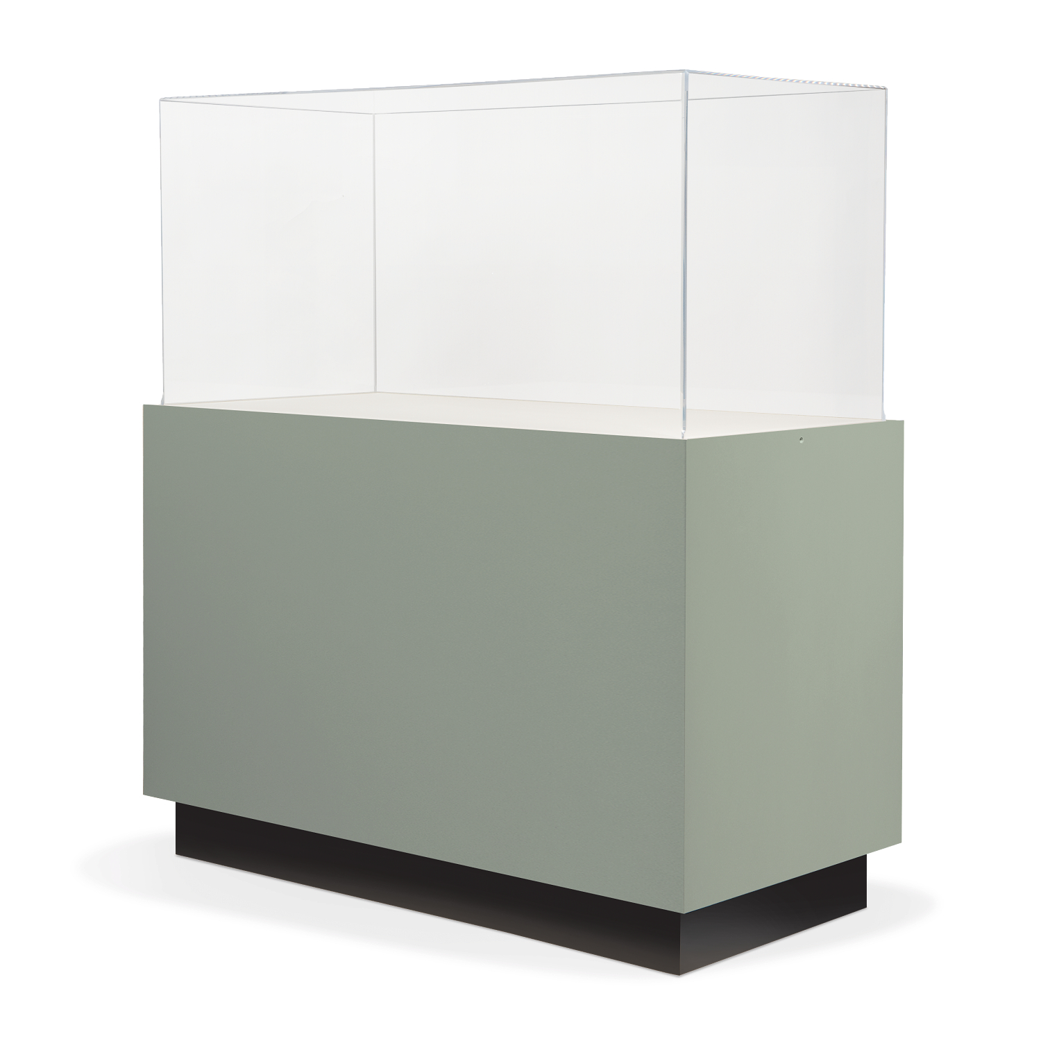 Gaylord Archival® Sapphire™ Rectangular Painted Pedestal Case with Humidity Control