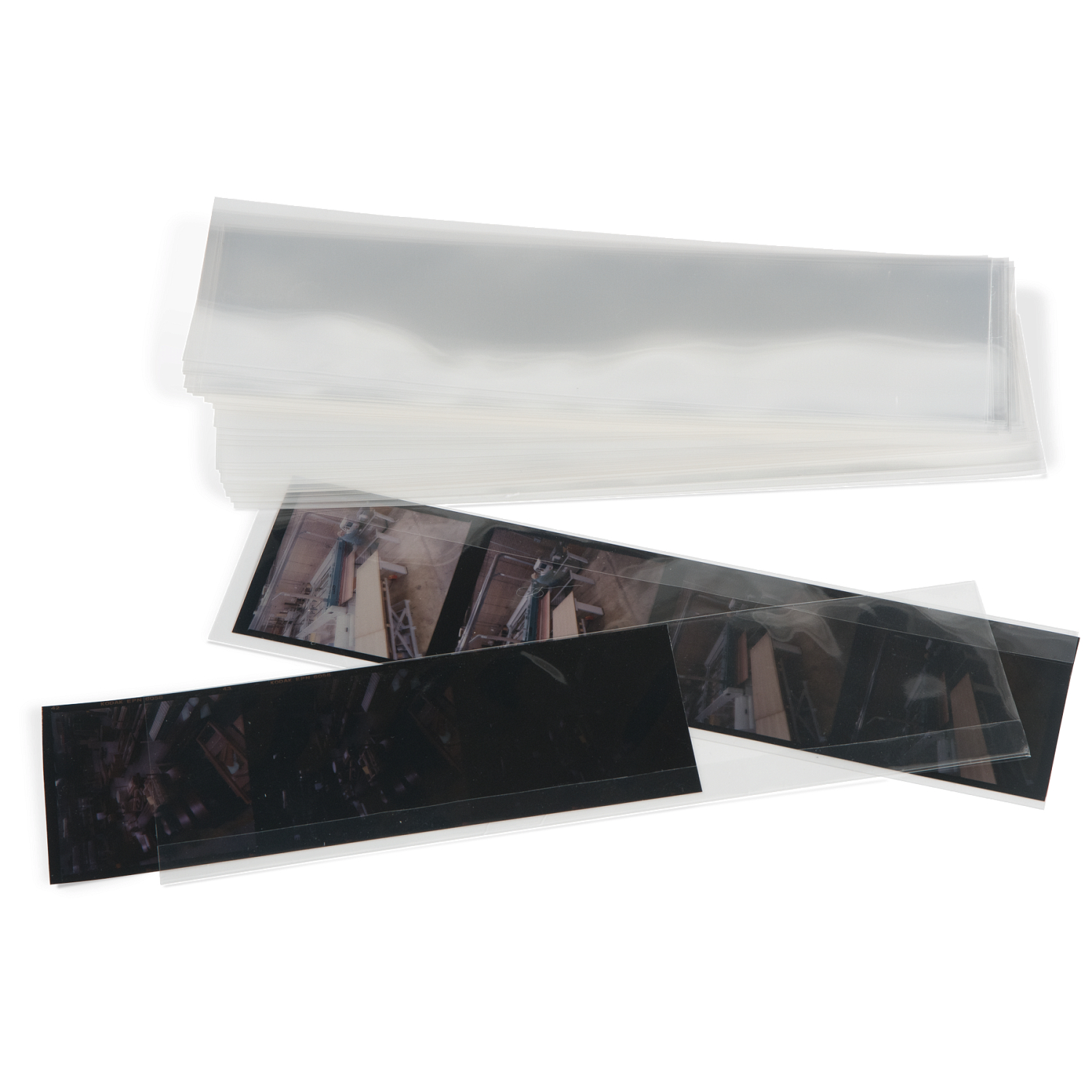Gaylord Archival® 2.4 mil Polypropylene Self-Locking 120mm Negative Sleeves (50-Pack)