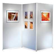 Scenario&#174; Series 500 Movable 3-Wall Display System