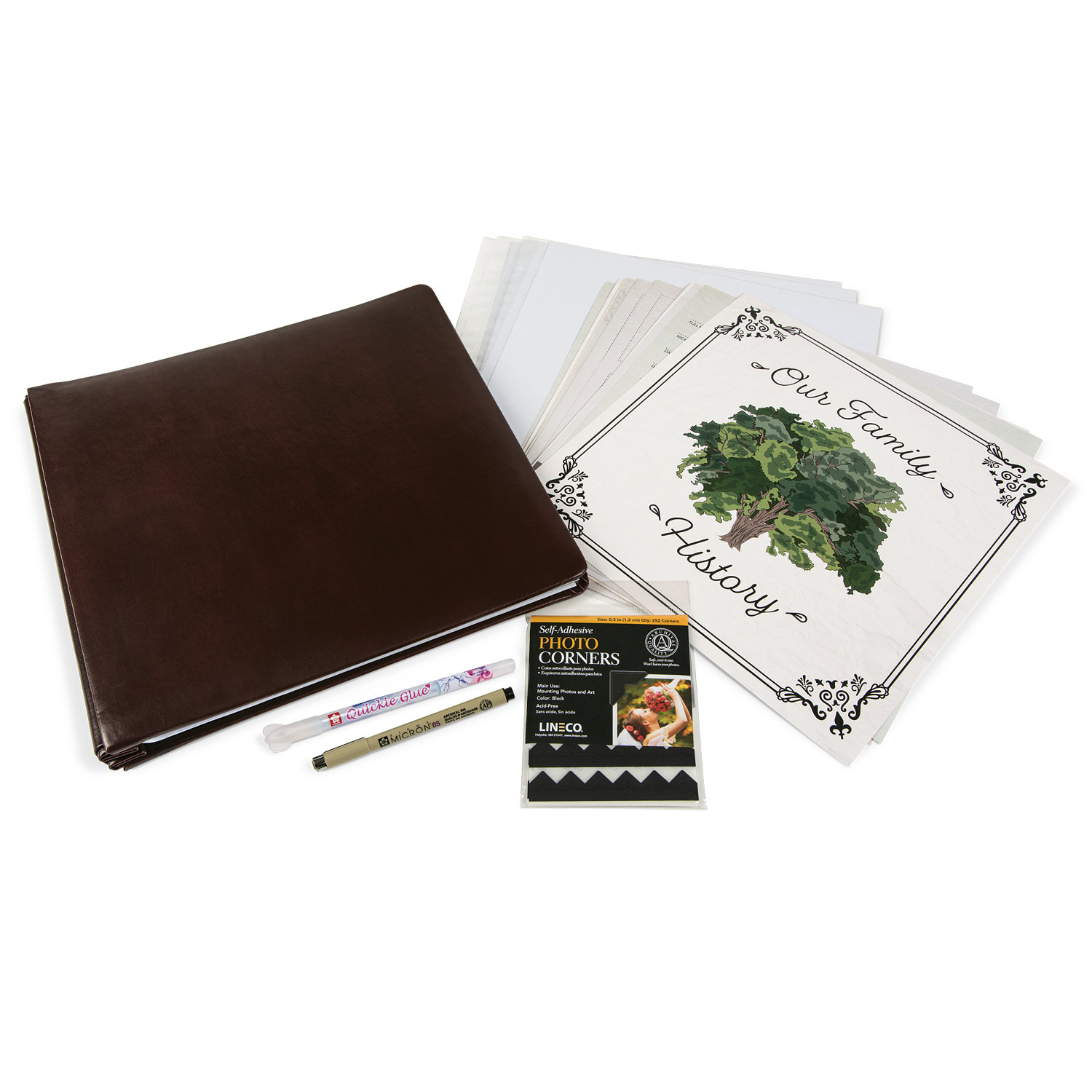 Gaylord Archival® Our Family History Genealogy Album Kit