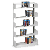 Estey 66"H Single-Faced Cantilever Steel Shelving Estey 66"H Single-Faced Cantilever Steel Shelving