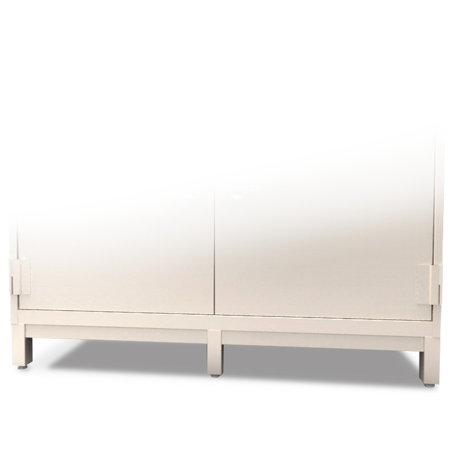 Sanitary Base for Counter-Height Double-Door Standard Museum Cabinet