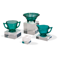Acrylic Solid Block Display Riser Acrylic Solid Block Display Riser