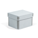 4 3/4H x 5 1/2W x 6 3/4L - Fits 8 (2 levels of 4) in 1 Record Storage Carton