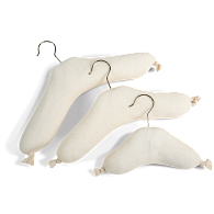 Hangerbee Polypropylene Core Padded Hanger with Chrome Hook Hangerbee Polypropylene Core Padded Hanger with Chrome Hook