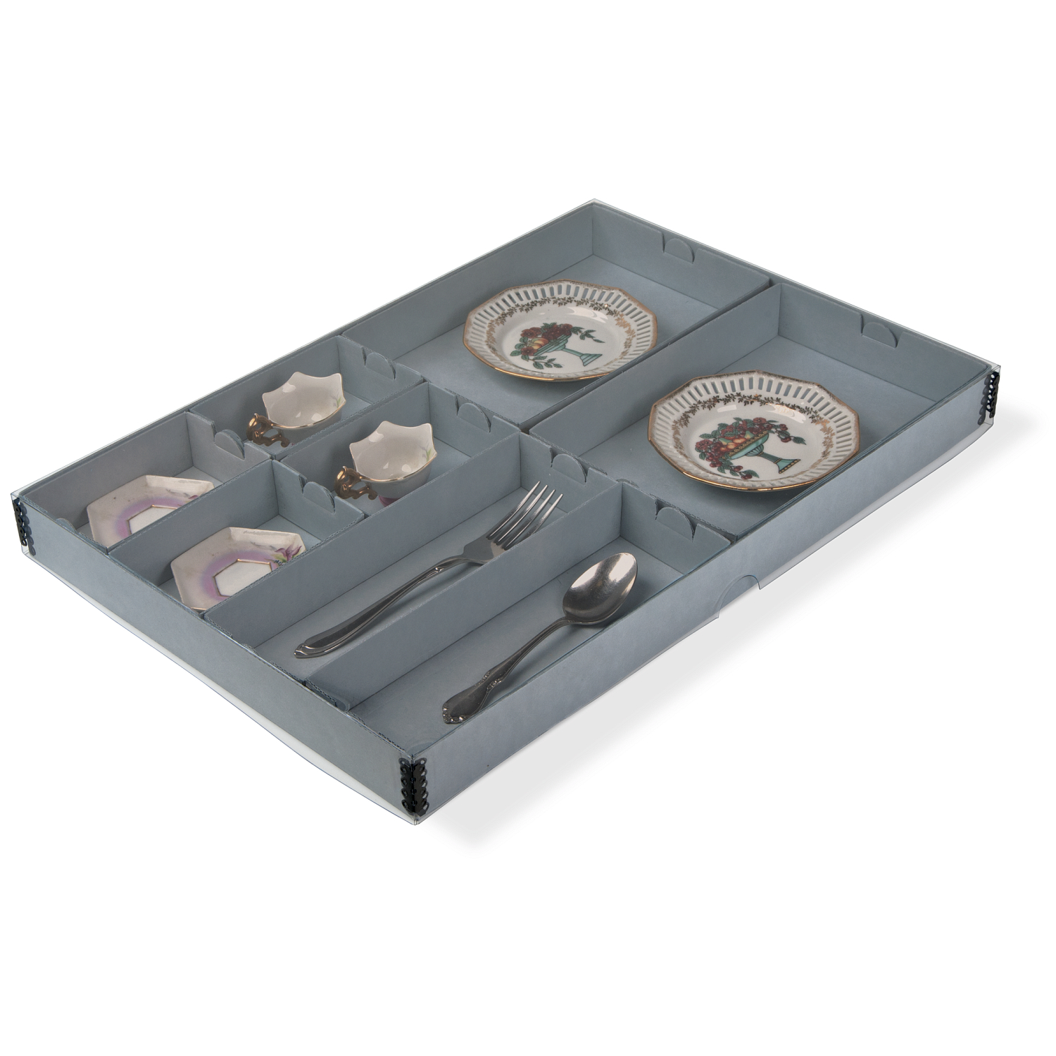 Gaylord Archival® E-flute Clear Lid Modular Box System