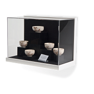 Gaylord Archival® Little Gem Original White Wall-Mount Exhibit Case with Linen-Wrapped Interior Gaylord Archival® Little Gem Original White Wall-Mount Exhibit Case with Linen-Wrapped Interior