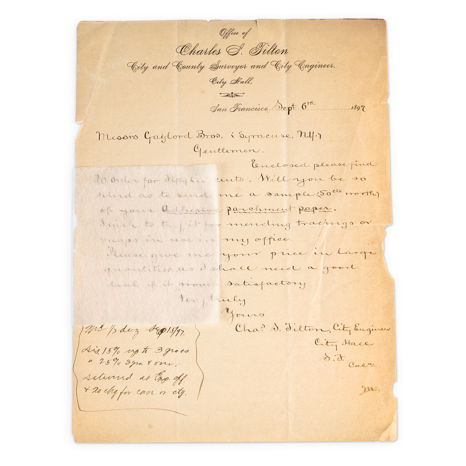 Unbuffered Spider Tissue Sheets (500-Pack)