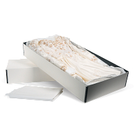 Gaylord Archival&#174; White Barrier Board Textile Box with Tissue