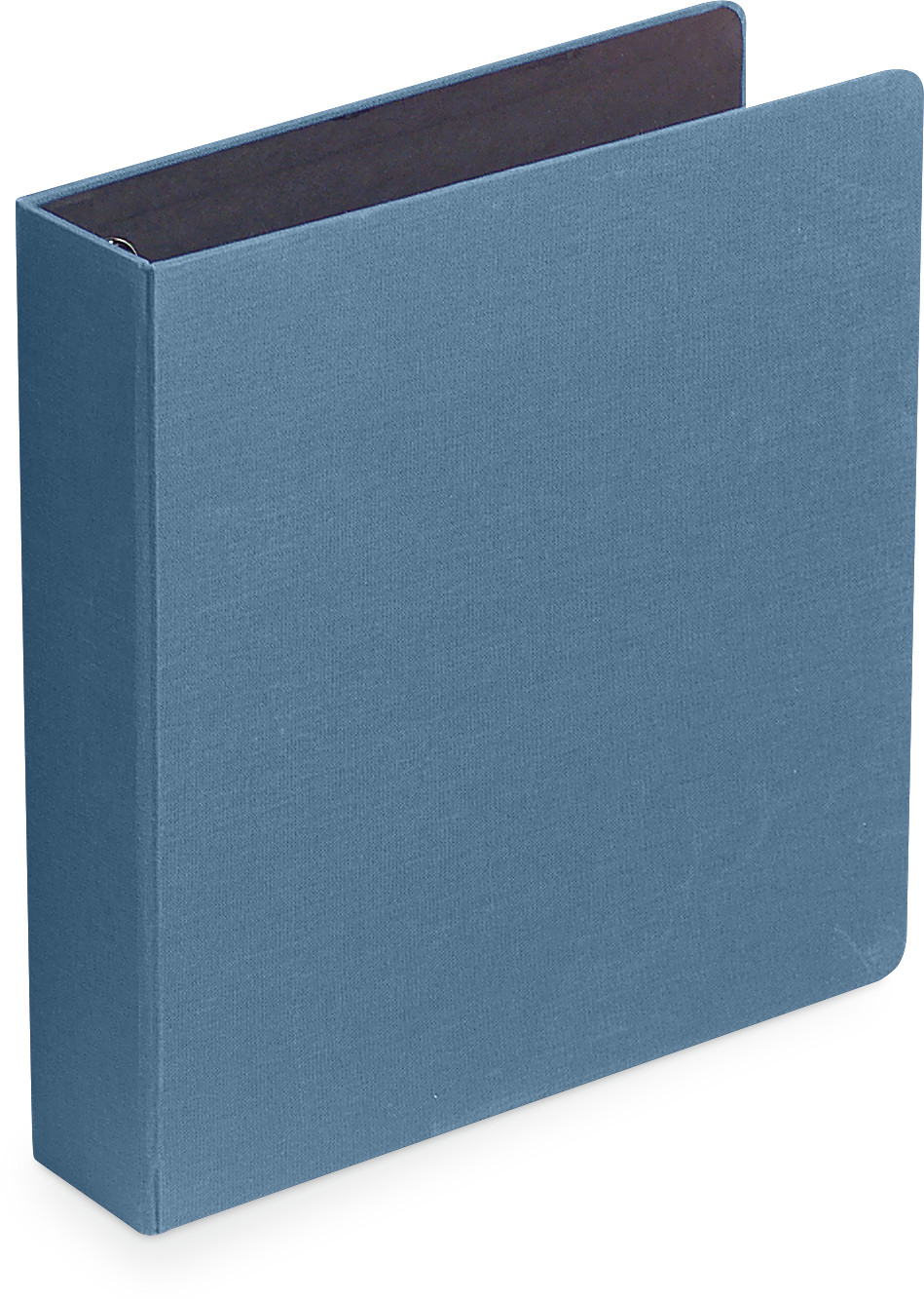 1 1/2" D-Ring Buckram Keepsake Album with 50 Black Pages & Protectors