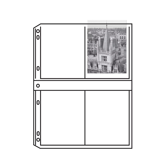 Print File&#174; 8 mil Polypropylene Album Pages for 3 1/2 x 5" Prints (25-Pack)