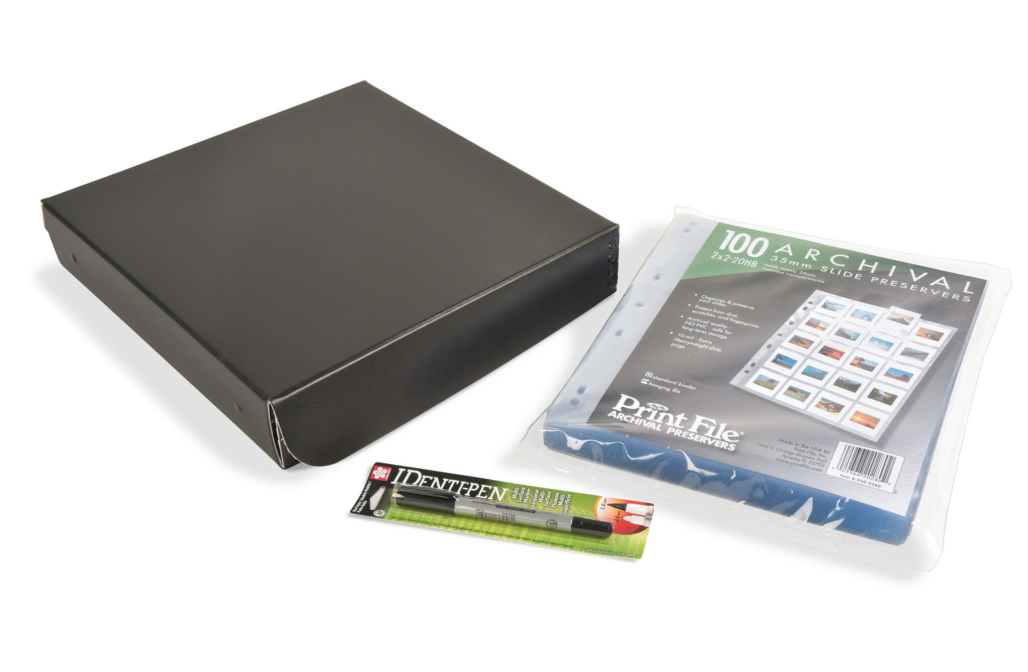 Gaylord Archival® Slide Storage Kit with Box Album