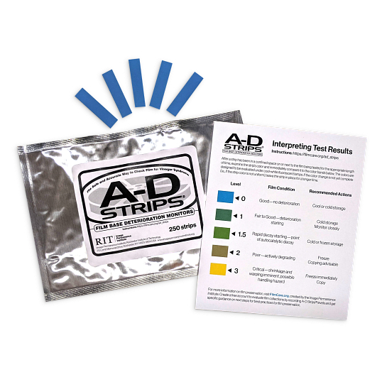A-D Acetate Film Testing Strips (250-Pack)