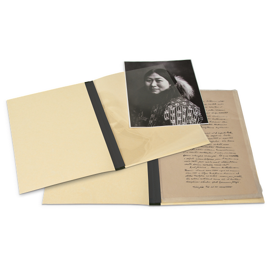 Gaylord Archival&#174; 19 pt. Viewing Folders with 3 mil Archival Polyester L-Sleeves (5-Pack)