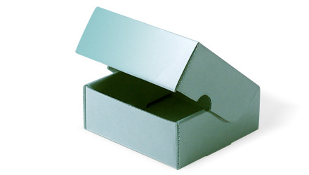 Gaylord Archival® E-flute Clamshell Microfilm Reel Boxes (100-Pack)