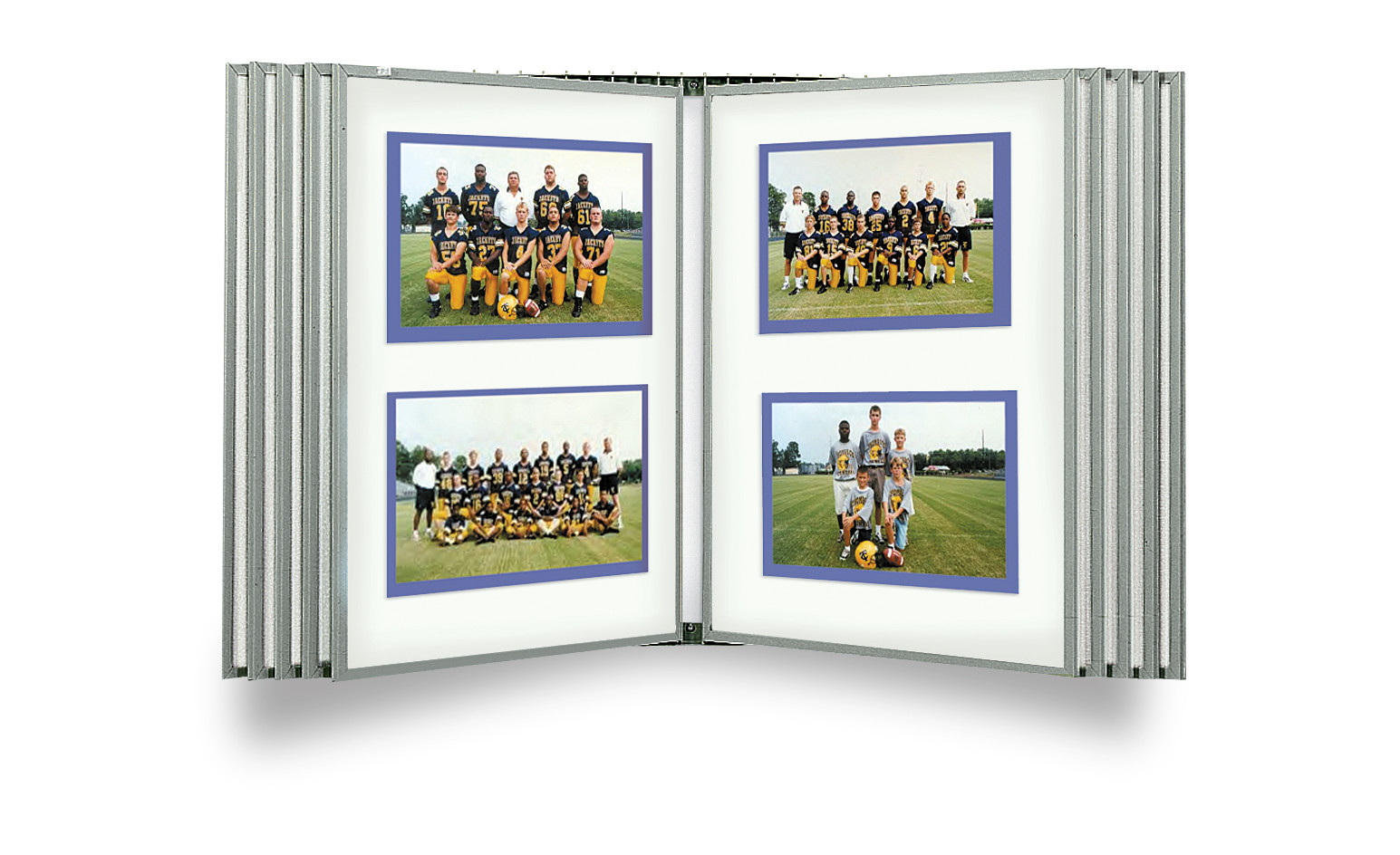 Multiplex System 8000 Wall-Mount 10-Panel White Mat Board Displayer