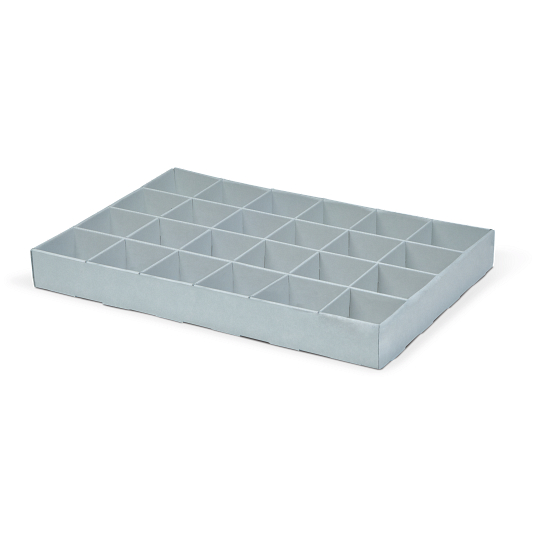 Gaylord Archival&#174; E-flute 24-Capacity Multi-Divider Tray