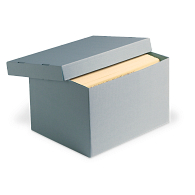 Gaylord Archival&#174; Blue Classic Record Storage Carton without Handholds