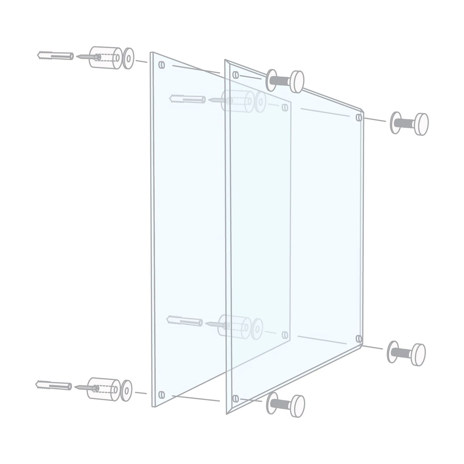Acrylic Sandwich Frame