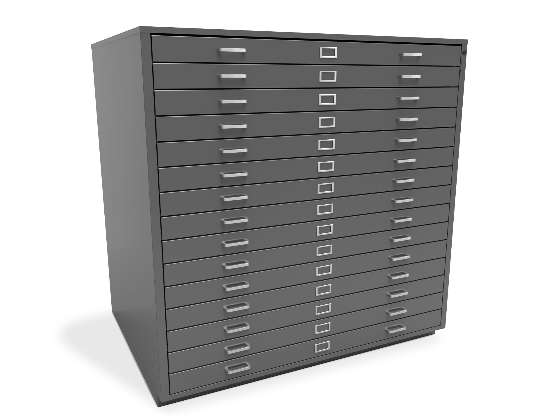 Gaylord Archival® Extra-Large Locking 15-Drawer Horizontal Flat File