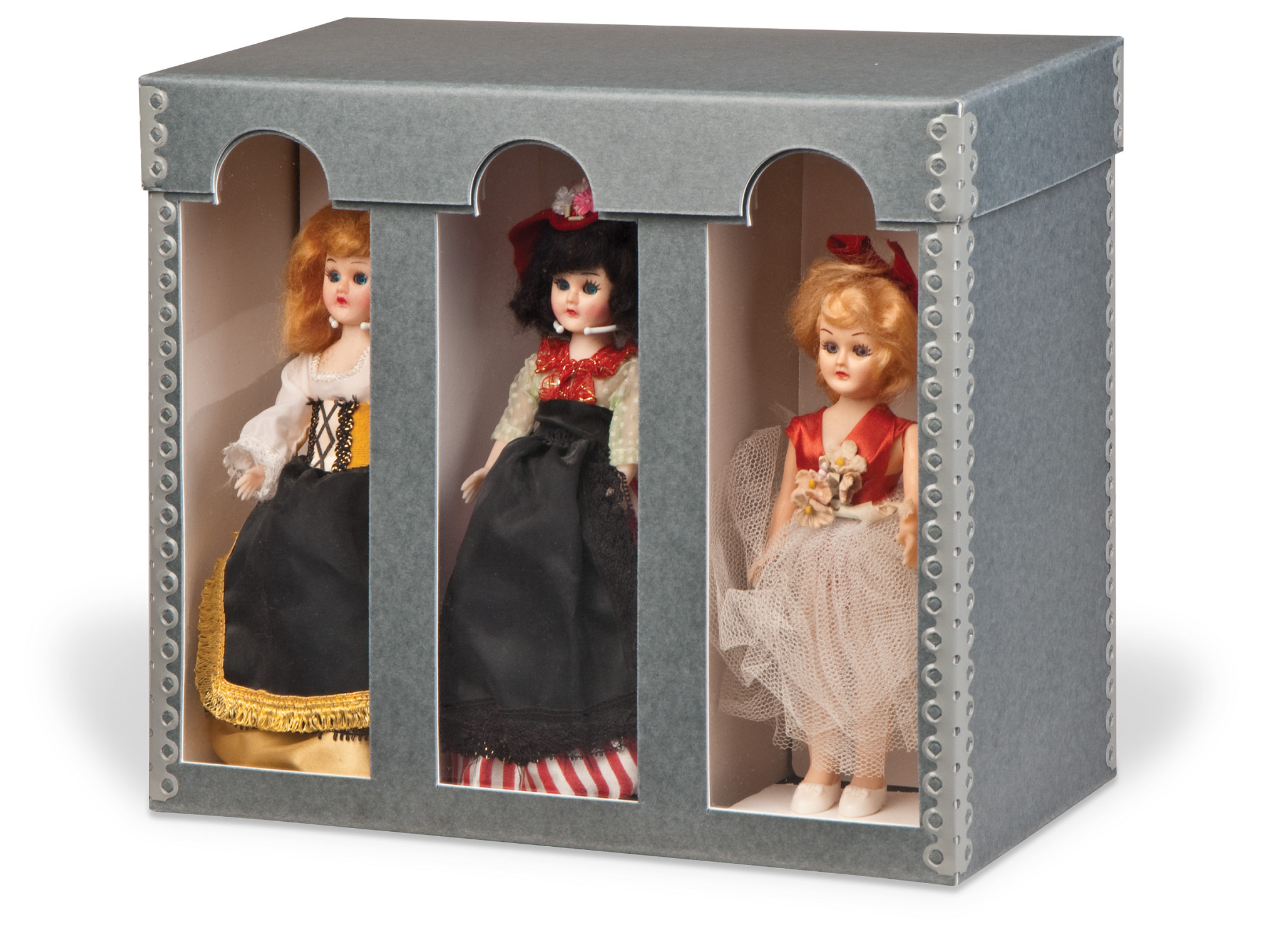 Gaylord Archival® 9" International Doll Box with Arched Windows