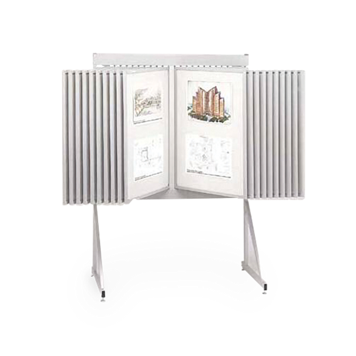Multiplex System 8000 20-Panel White Mat Board Displayer | Display ...
