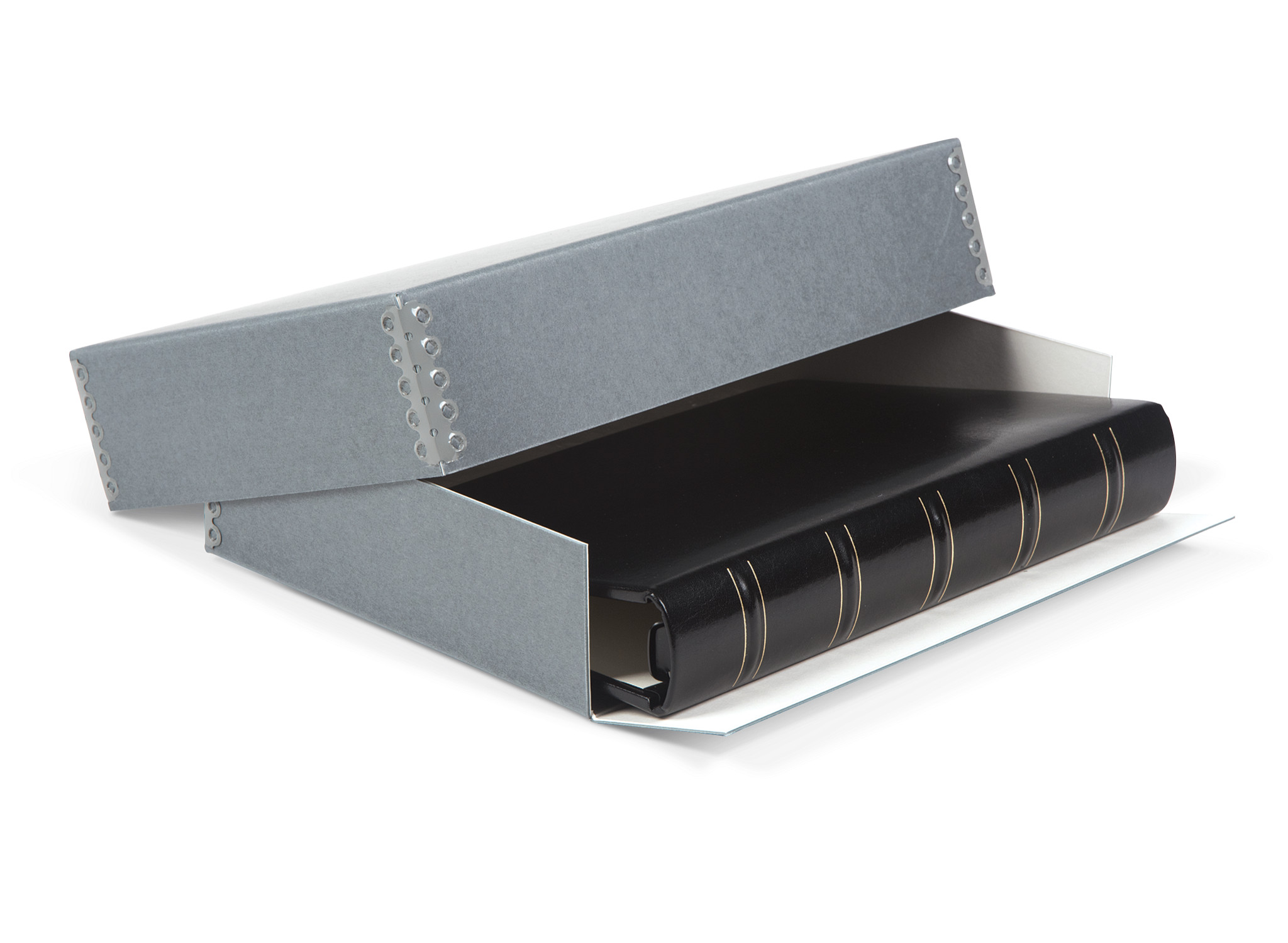Gaylord Archival® Storage Box for Print File® O-Ring Gallery Leather Narrow Album