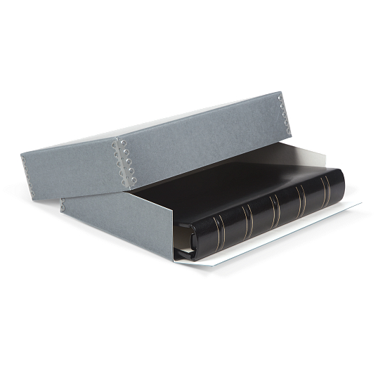 Gaylord Archival&#174; Storage Box for Print File&#174; O-Ring Gallery Leather Narrow Album
