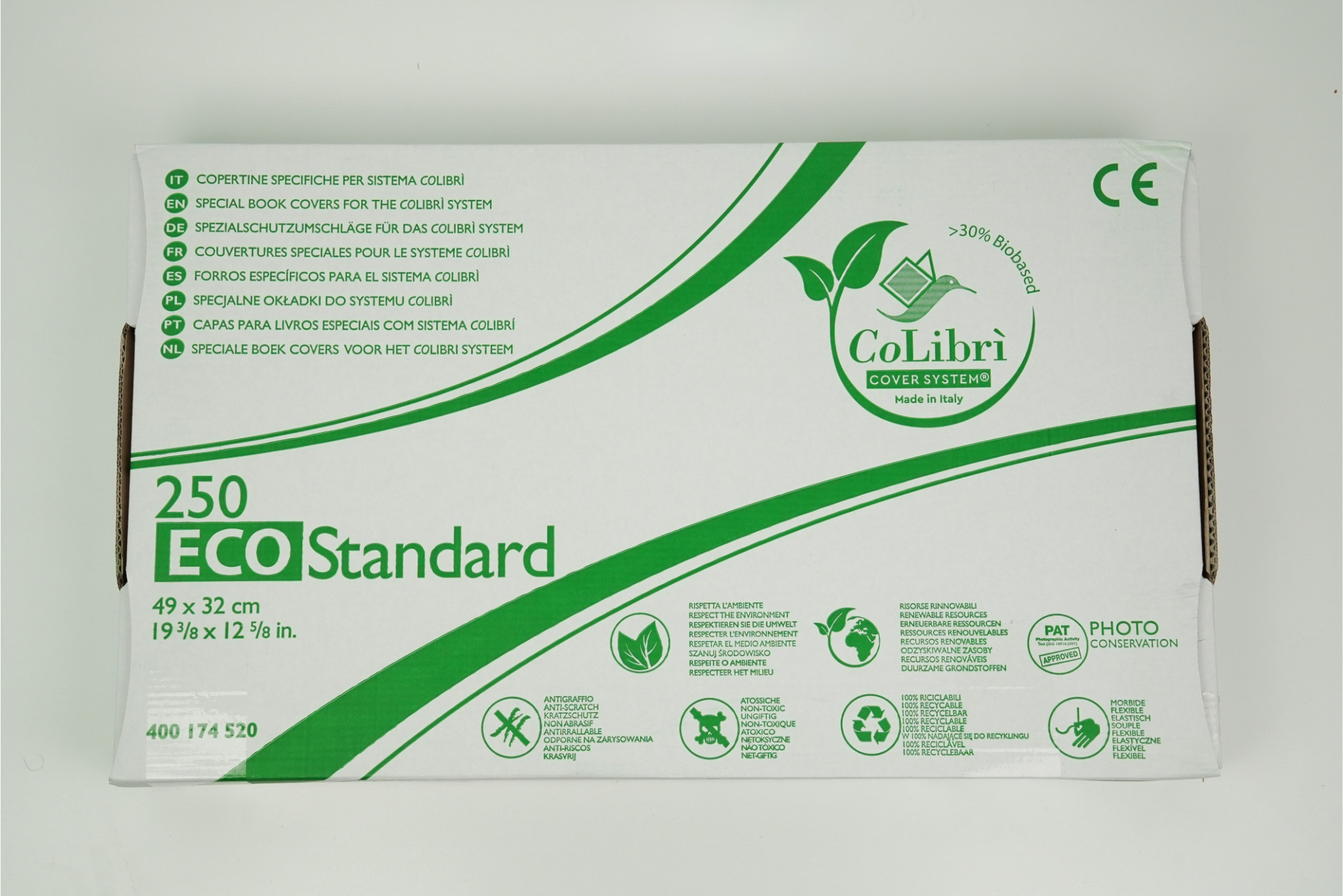 CoLibri Systems 3.5 mil Polyethylene Medium Book Covering Pouches (250-Pack)