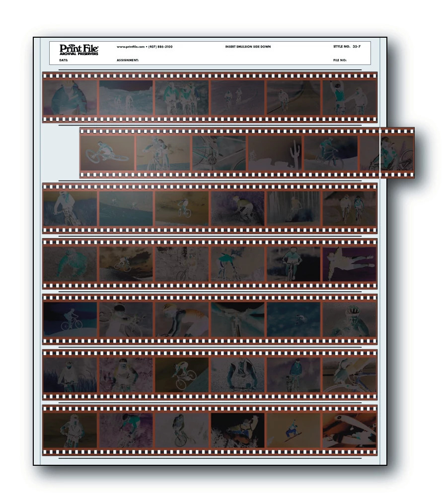 Print File® Polyethylene 35mm Negative Preservers (100-Pack)
