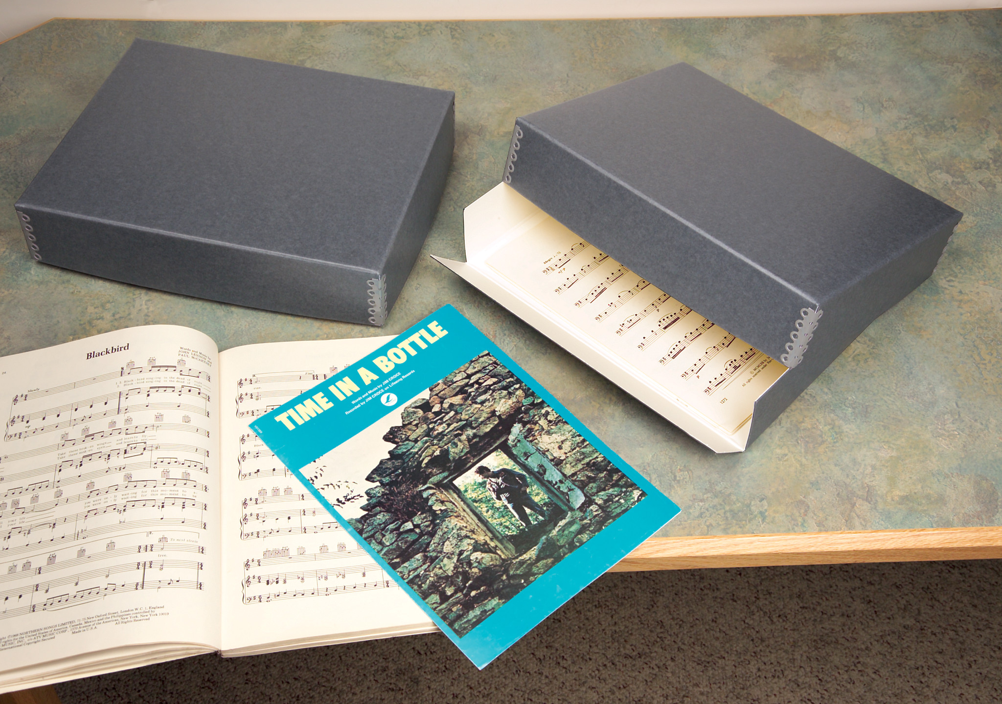 Gaylord Archival® Drop-Front Deep Lid Sheet Music Box