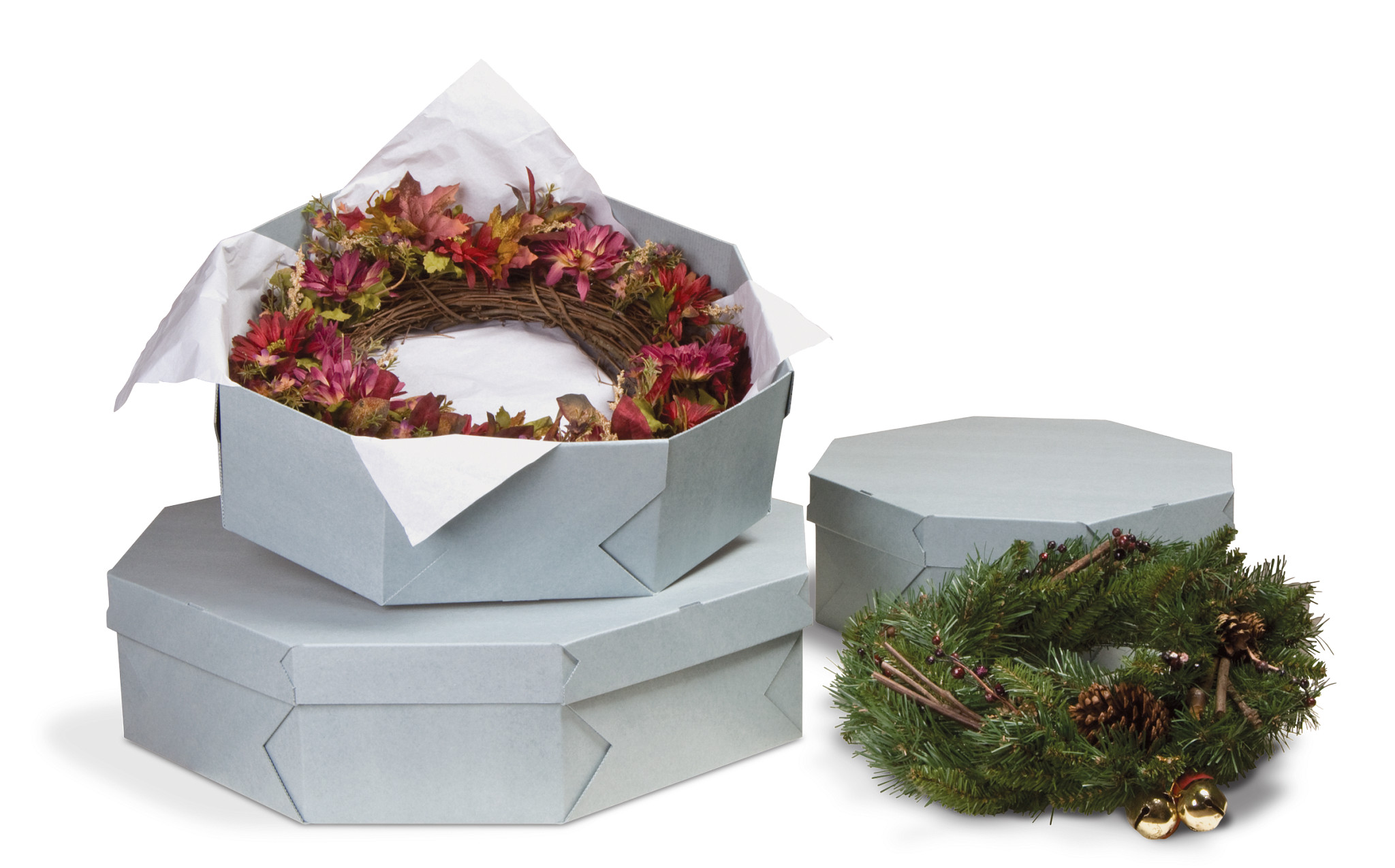 Gaylord Archival® Shallow Lid Wreath Box