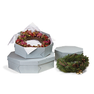 Gaylord Archival&#174; Shallow Lid Wreath Box