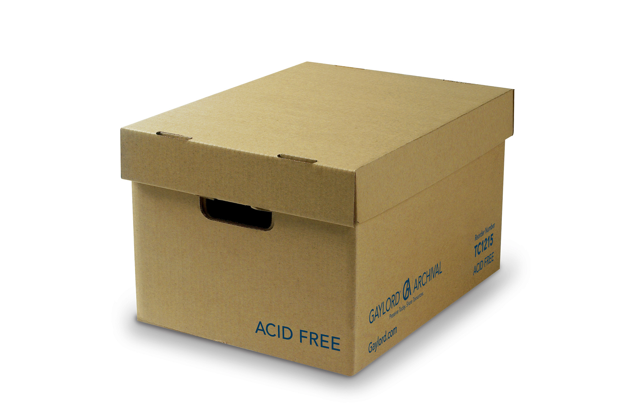 Gaylord Archival® C-flute Acid-Free Record Storage Carton