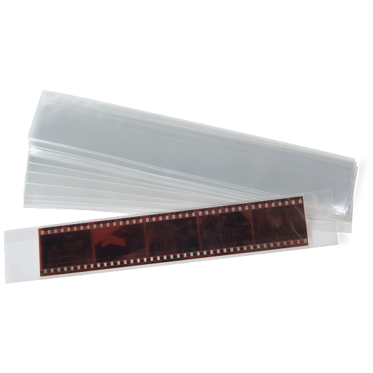Gaylord Archival&#174; 2.4 mil Polypropylene Self-Locking 35mm Negative Sleeves (50-Pack)