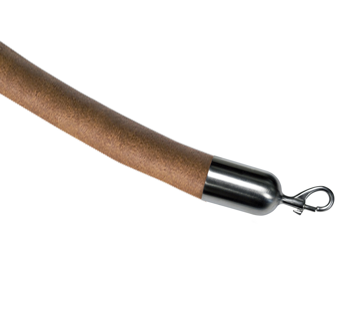 Lawrence Naugahyde Theater Post Rope with Snap Ends