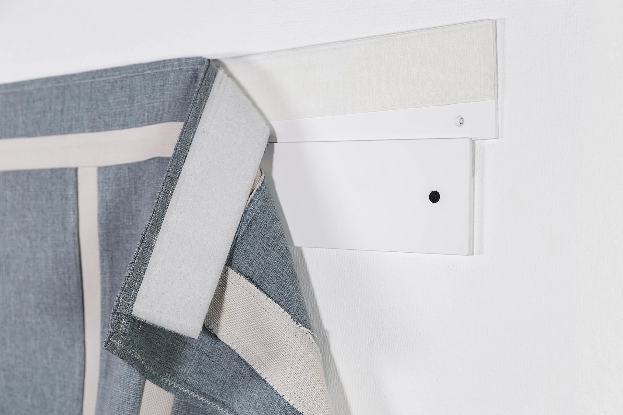 Wall-Mount Textile Slat & Cleat Display System
