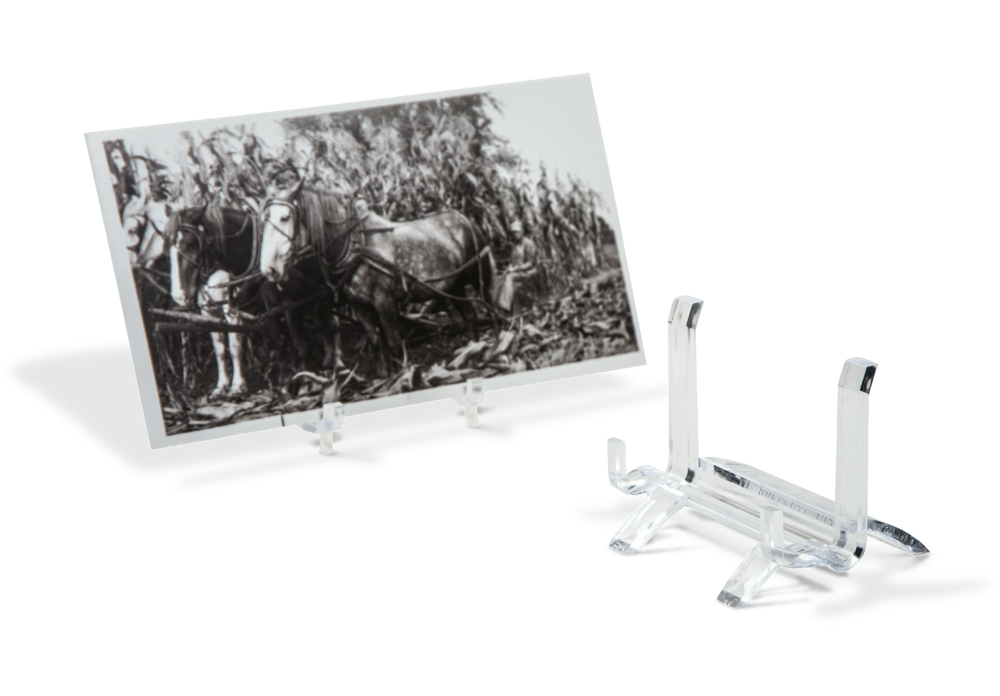 Acrylic Miniature Slab Display Easels (12-Pack)