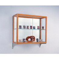 Waddell Heritage Wall-Mount Exhibit Case with White Laminate Back