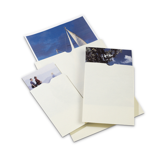 Gaylord Archival&#174; 80 lb. Text Unbuffered Negative & Print Envelopes with Thumb-Cuts (100-Pack)