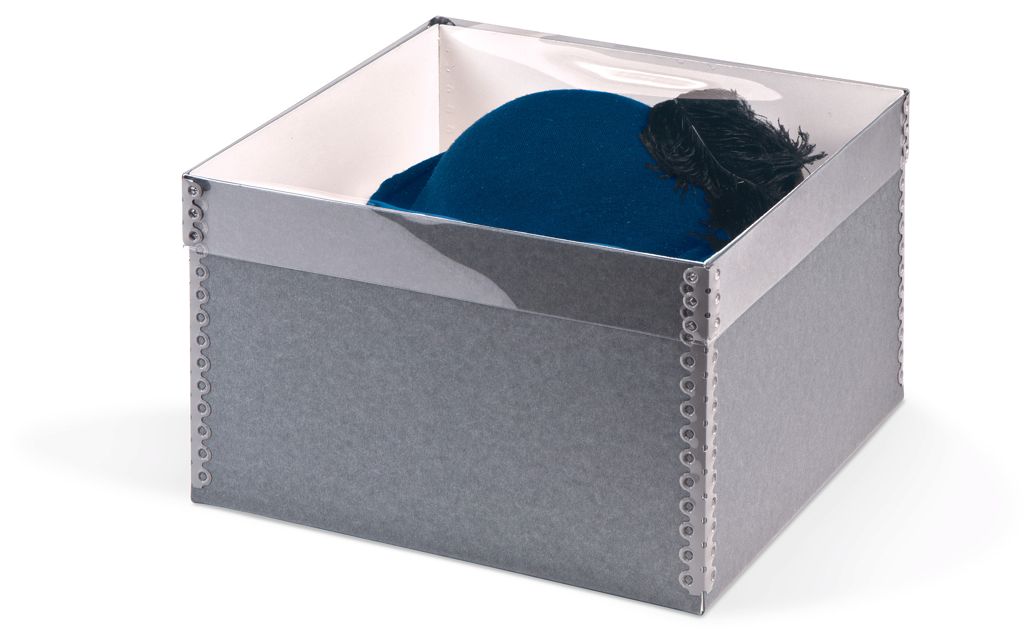 Gaylord Archival® Clear Lid Hat & Artifact Box