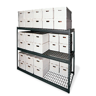 60"H Steel 36-Carton Record Storage Rack