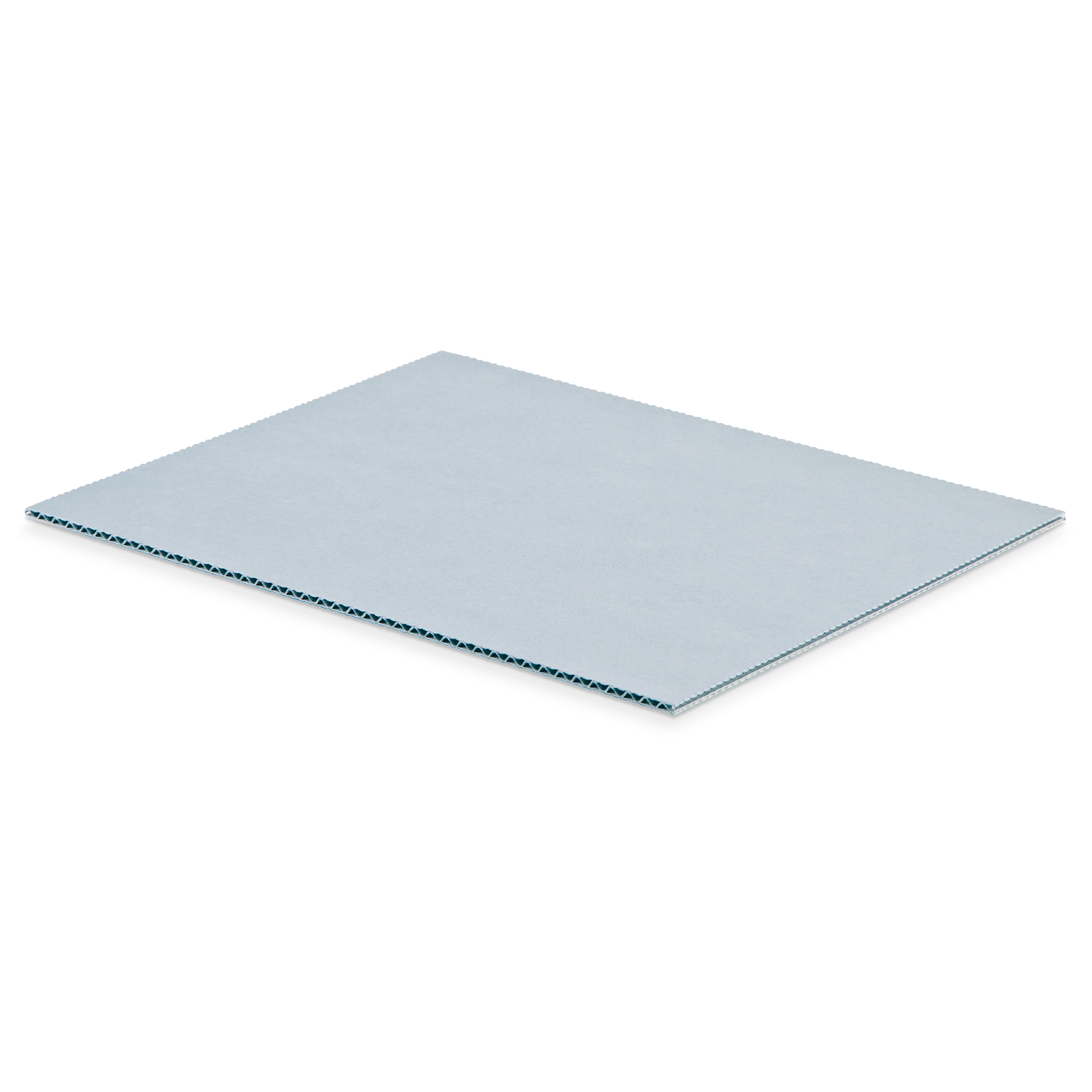 Gaylord Archival® Blue B-flute Drop-Front 40 x 60 Two Sheet