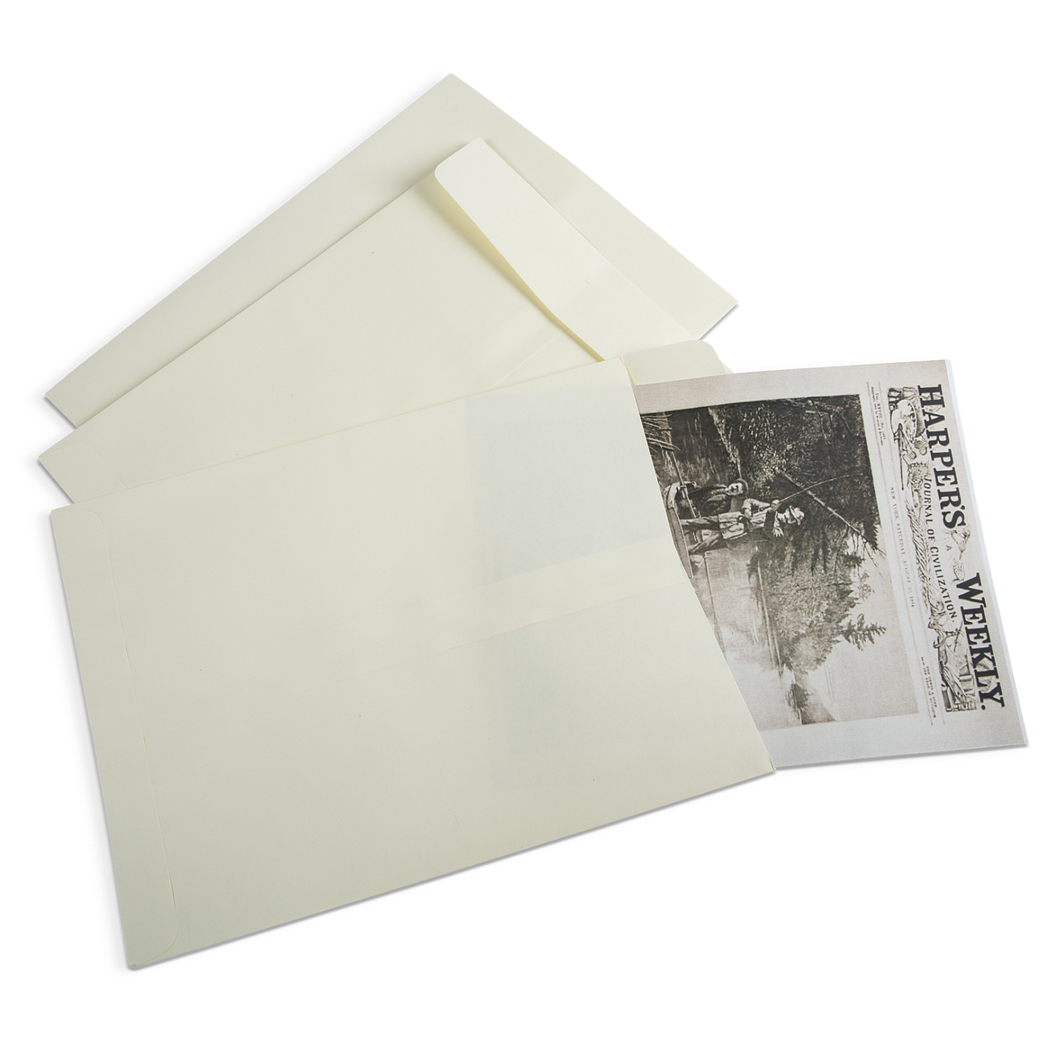 80 lb. Text Short Side Opening Envelopes (100Pack) Envelopes